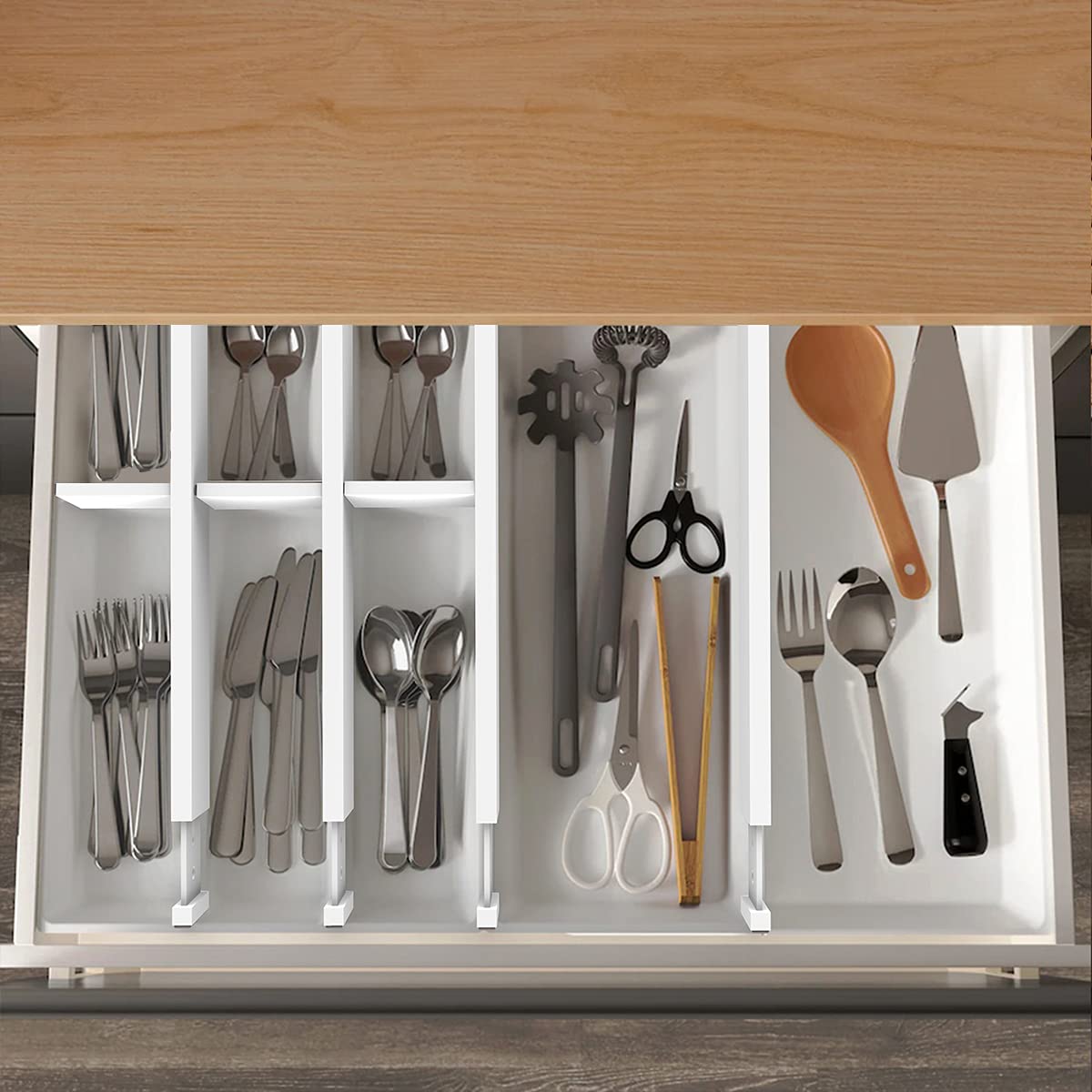 ANTOWIN drawer-divider system easy installation with built in spring
