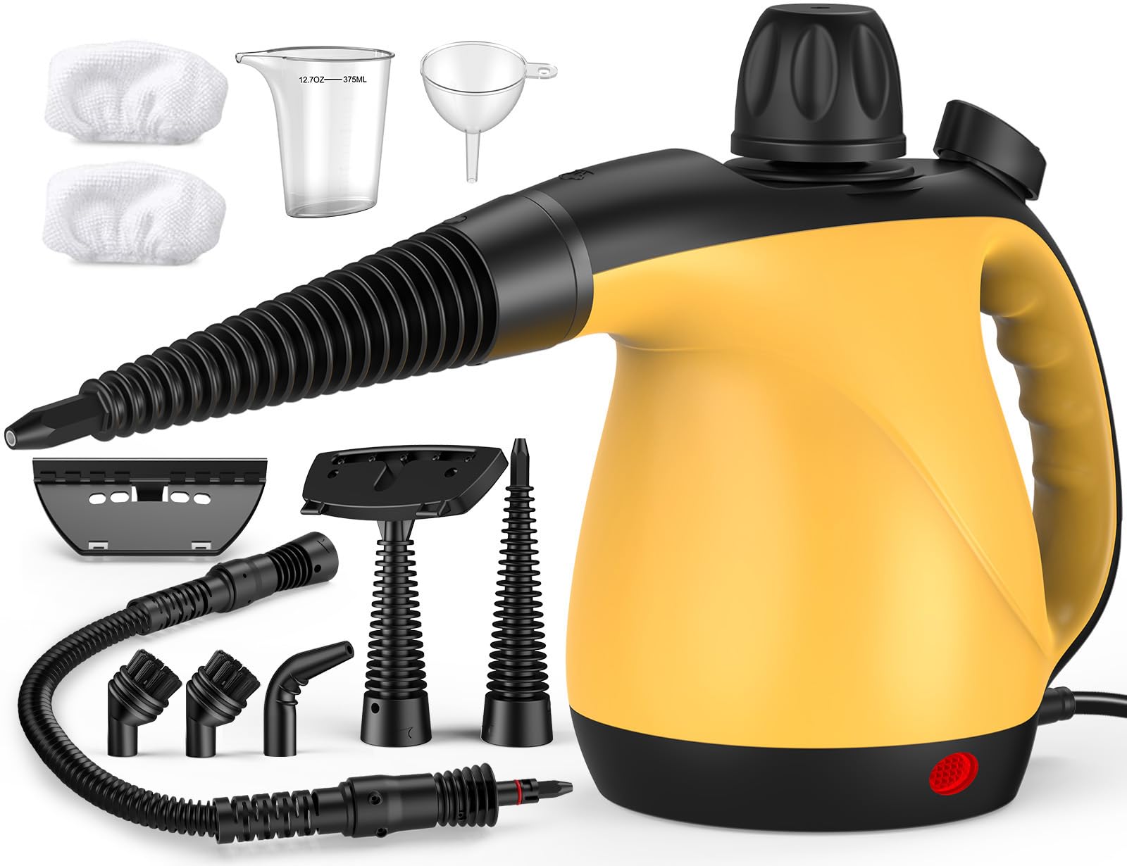 Antrango pressurized handheld steam cleaner front view for chemical-free deep cleaning