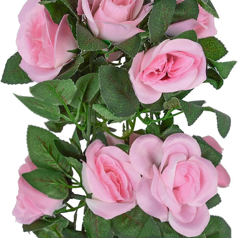 Antspirit artificial rose flowers detail 1.6-inch diameter