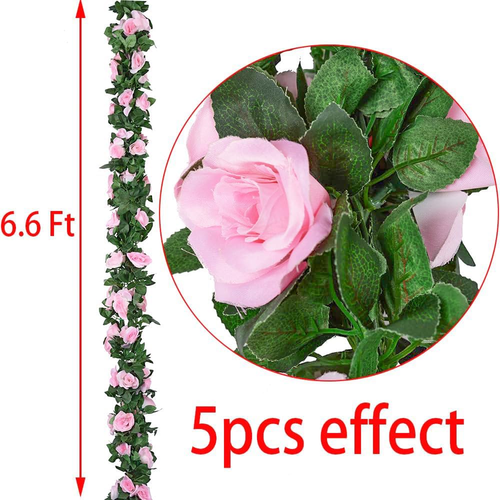 Antspirit easy decorate rose garland for arches and tables