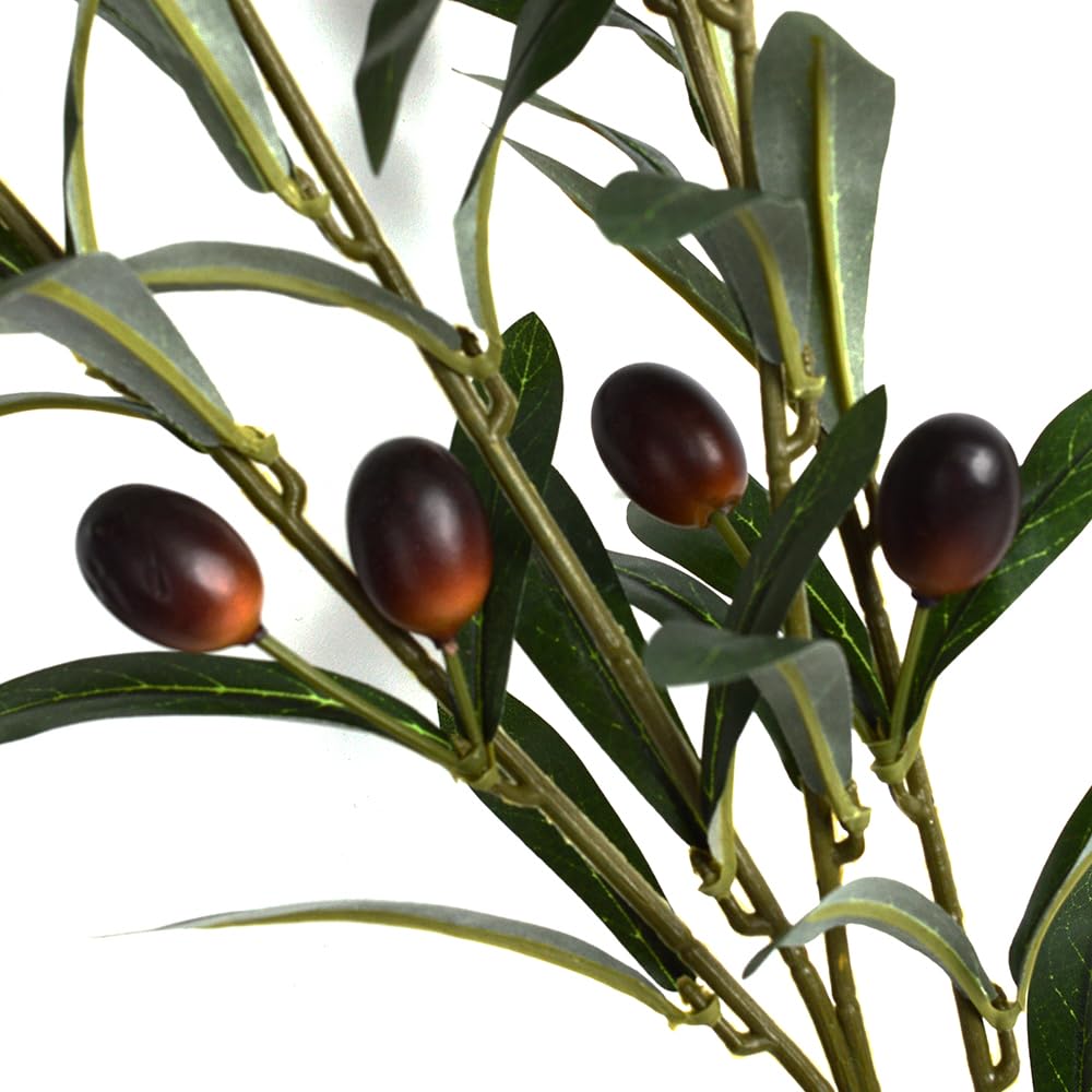 Antspirit olive branch foam fruits close-up highlights decorative realism