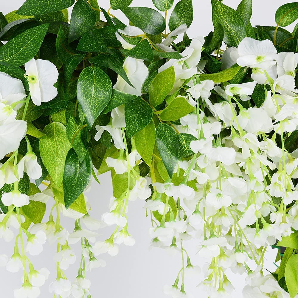 Antspirit Wisteria garland showing five flower strings for versatile events.