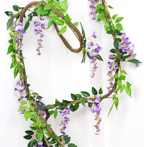 Antspirit weighted wisteria garland for realistic vertical hanging