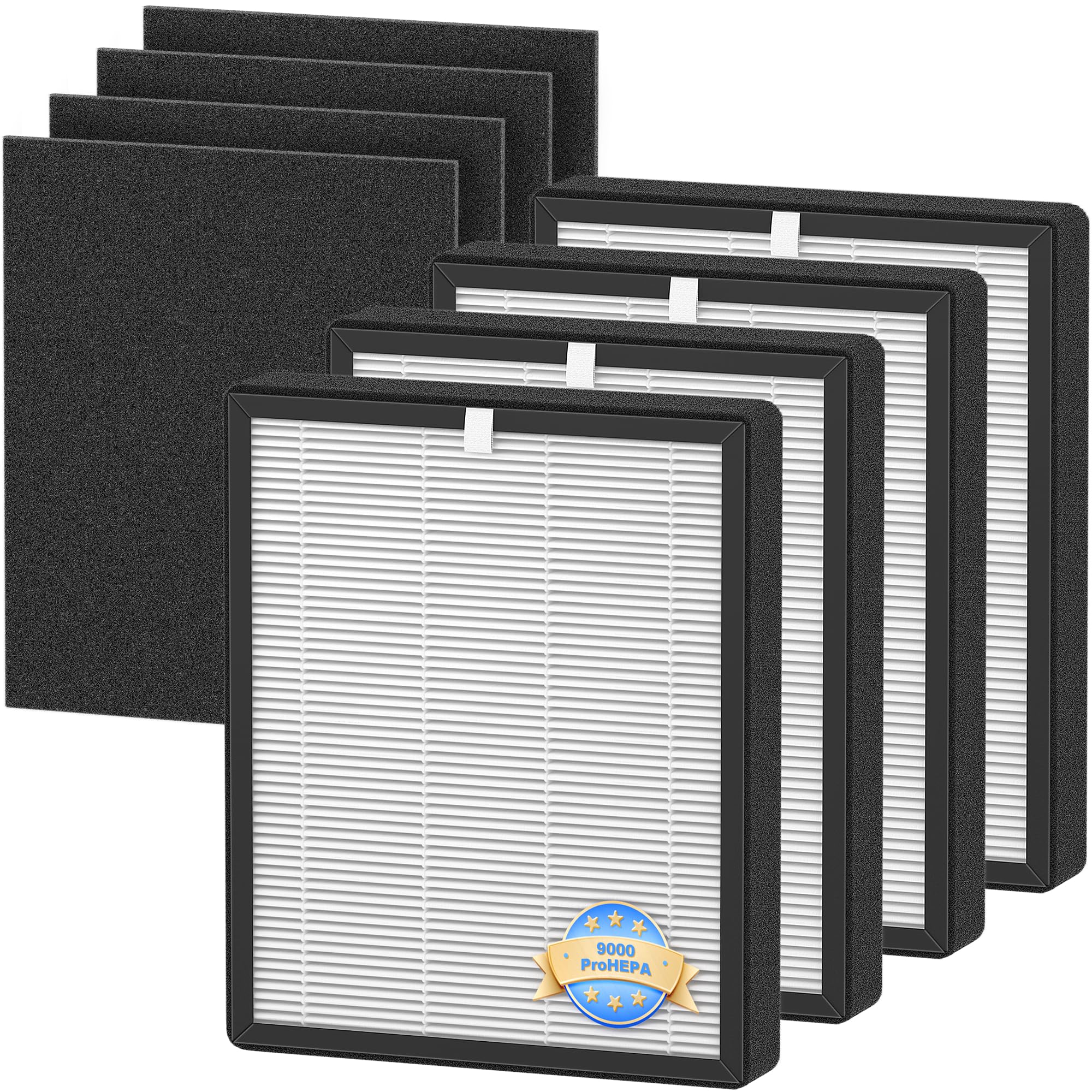 AnyFLTs ProHEPA 9000 true HEPA filter captures fine particles for cleaner indoor air.