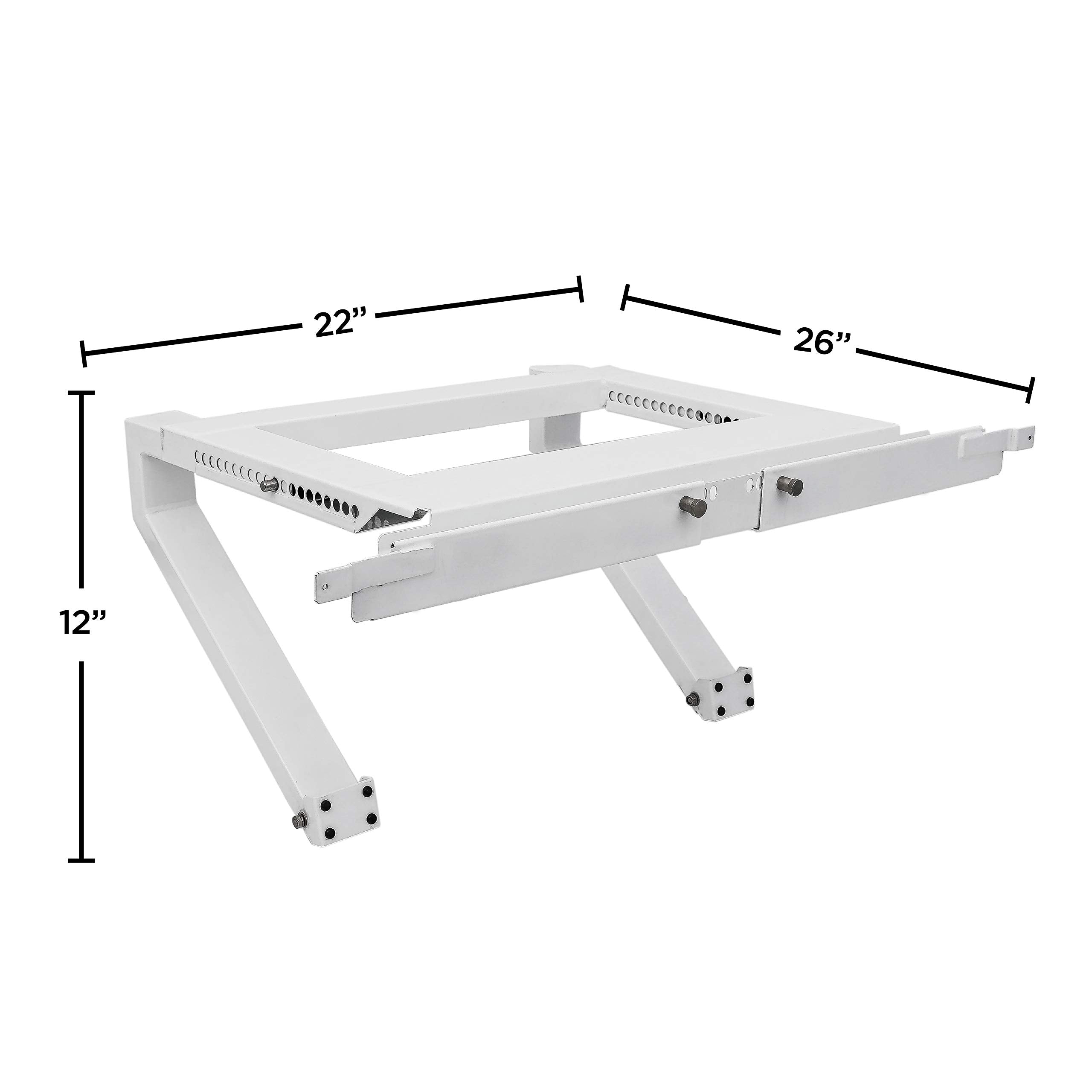 AnyMount Top Shelf Bracket adjustable width fits 24 to 38 inch windows