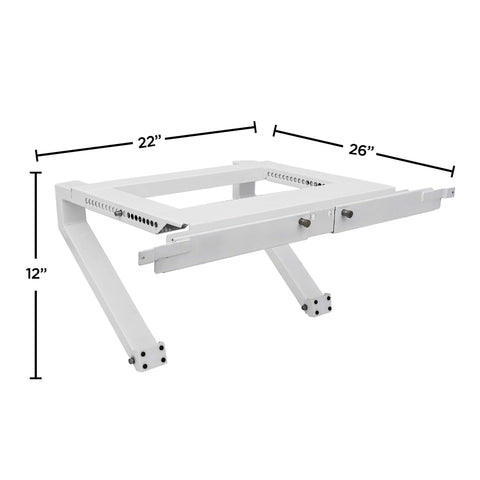 AnyMount Top Shelf Bracket adjustable width fits 24 to 38 inch windows