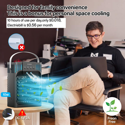Anyrap remote control beside compact cooler for easy operation.
