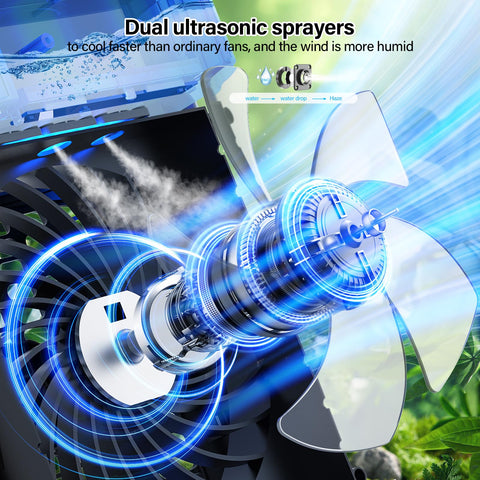 Anyrap water tank top-fill design enables extended cooling sessions.