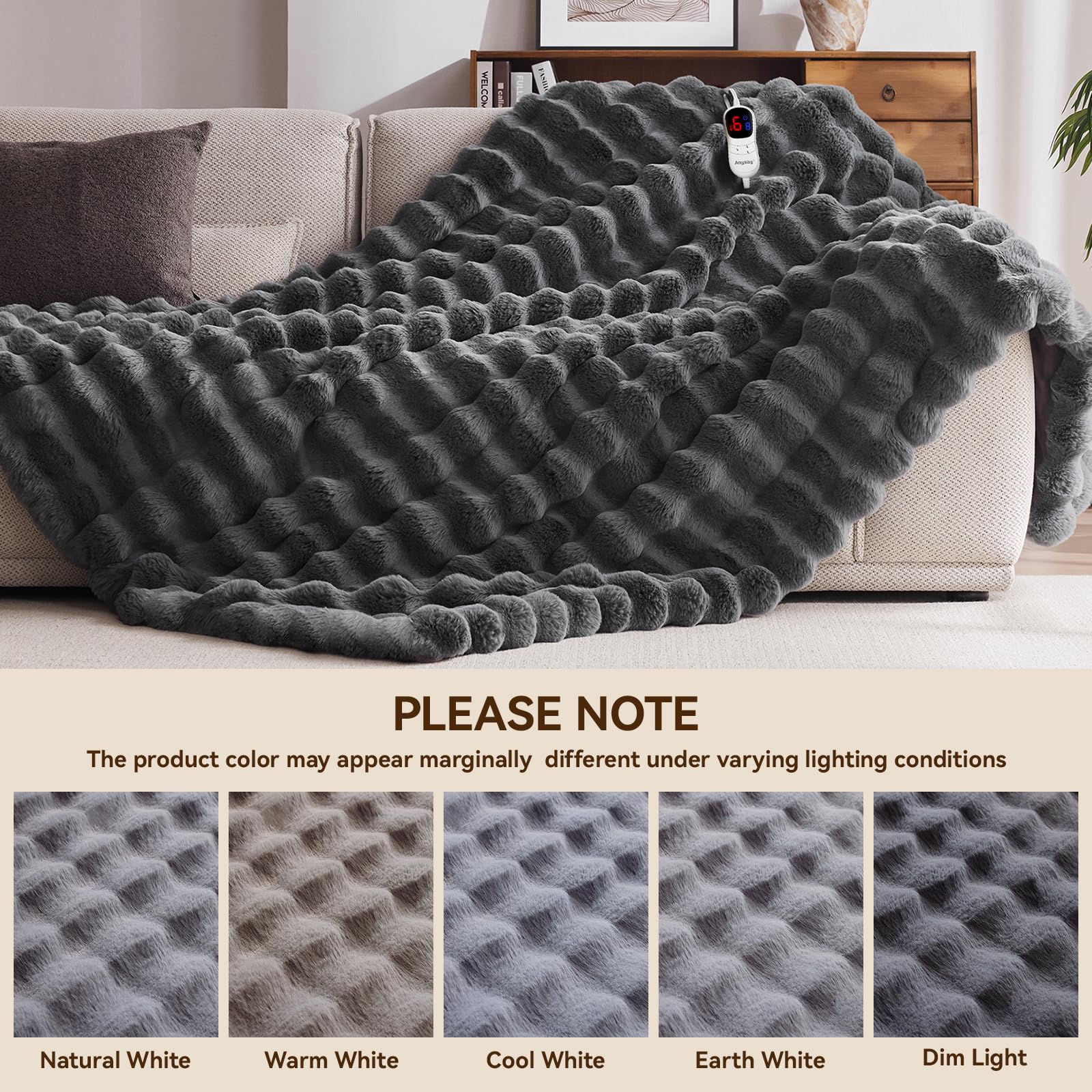 Anysay cozy couch setup showcasing a warm, inviting living space