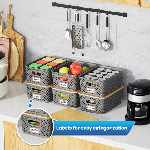 Anysig craft toy storage bin keeps small items tidy