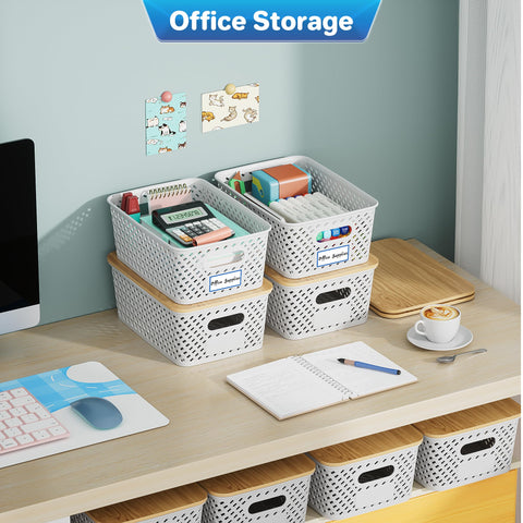 Anysig bins store towels and bathroom essentials with stylish practicality.