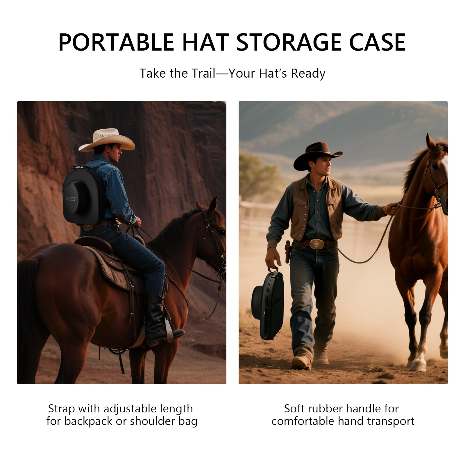 Anysiny adjustable-straps and luggage-strap ensure comfortable, secure transport.