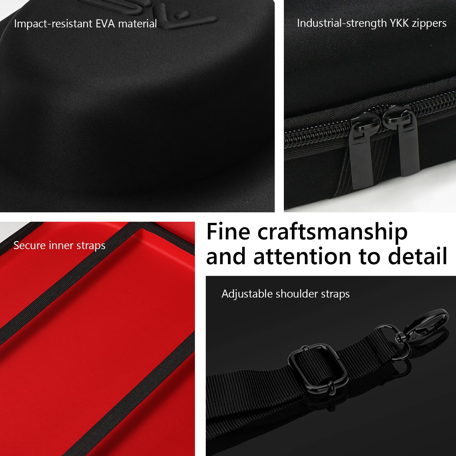 Anysiny luggage-strap-compatibility keeps case secure on luggage and overhead storage.