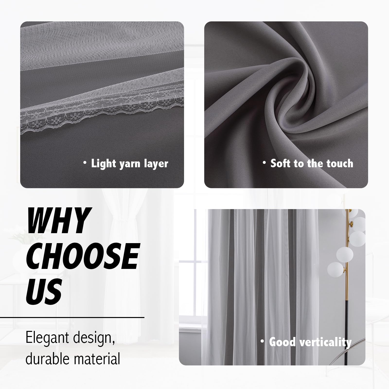 Anytime curtains machine washable in cold water for convenient care