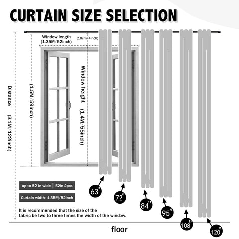 Anytime Curtains sheer front panel detail for airy light diffusion.