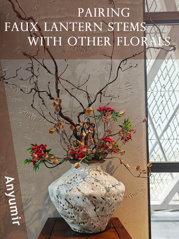 Anyumir maintenance-free artificial stems stay vibrant year-round in homes.