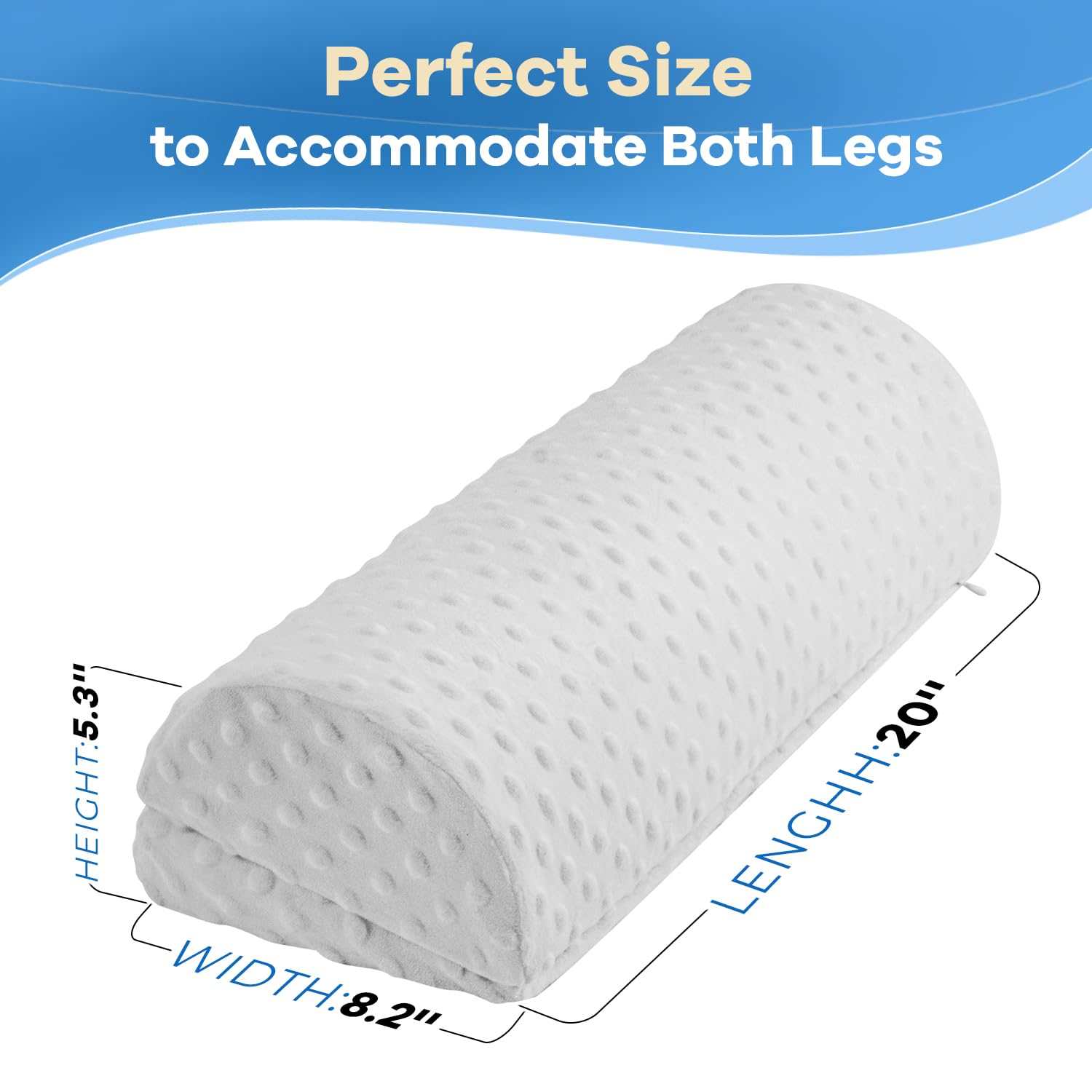 anzhixiu adjustable height knee pillow assembly demonstrates two pieces for tailored elevation.