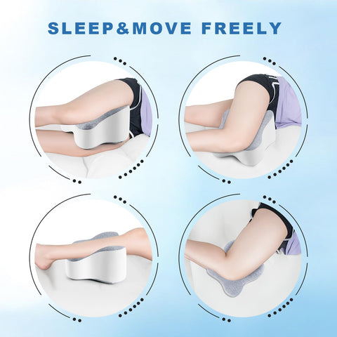 anzhixiu knee pillow neutral posture support keeps pelvis aligned while sleeping