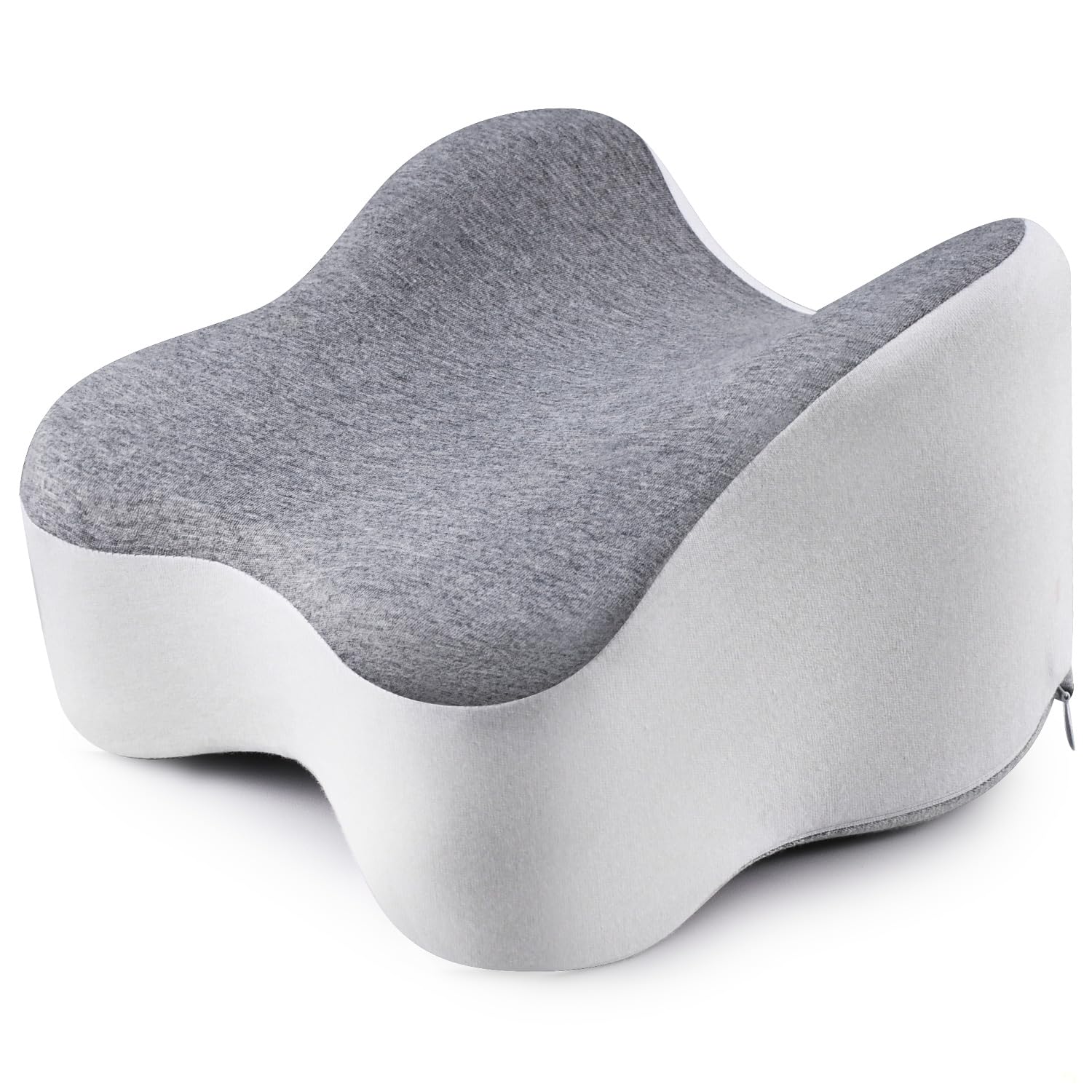 anzhixiu knee pillow for side sleepers provides stable support between legs to help align the spine