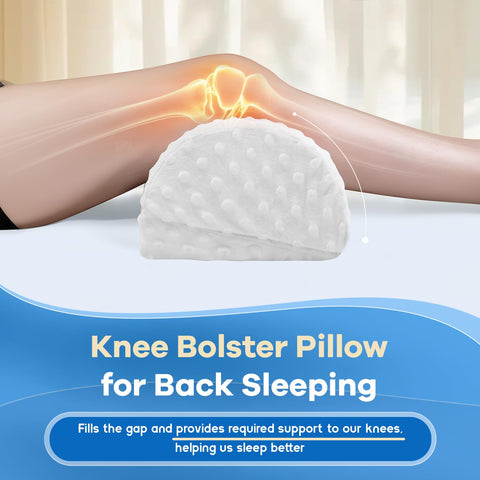 anzhixiu under knee pillow elevates ankles to relieve pressure.