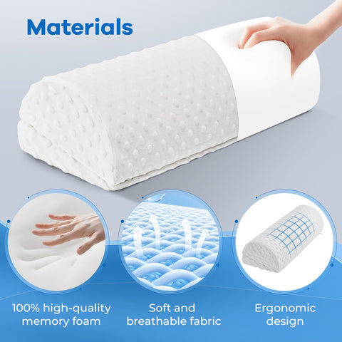 anzhixiu washable pillowcase makes keeping the bolster clean easy.