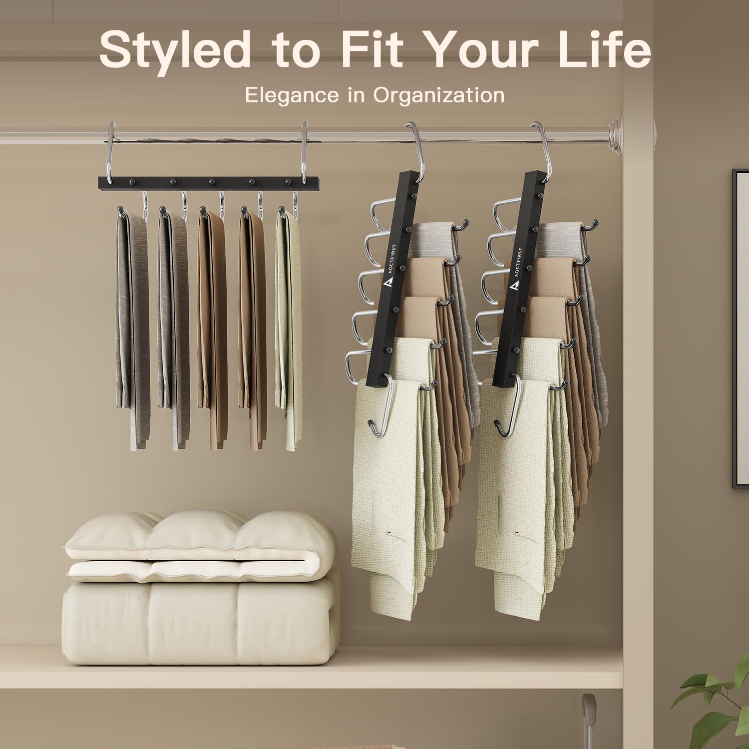 AOCTFIRST odor-free hangers arriving ready to organize