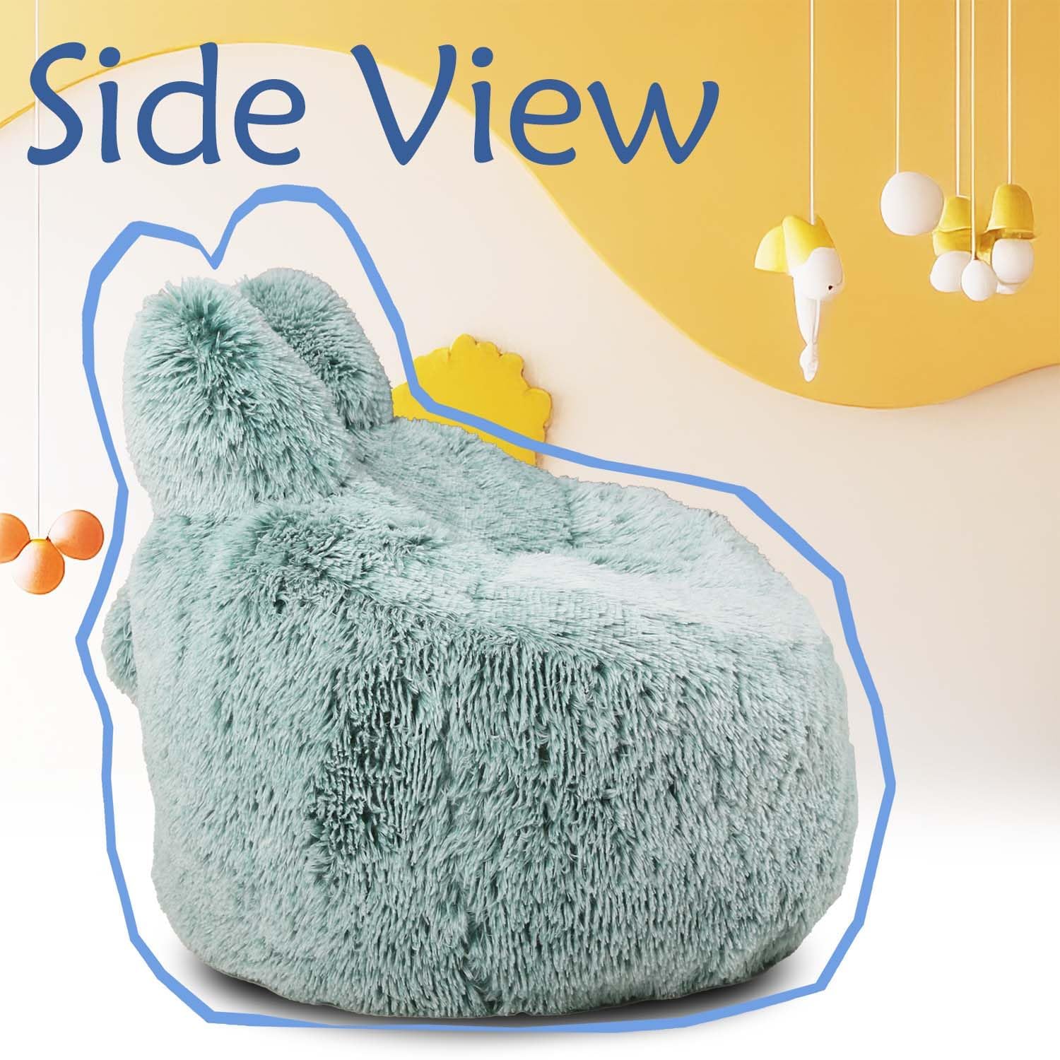 Aodenge warm cozy room setup featuring a bean bag chair for kids and teens