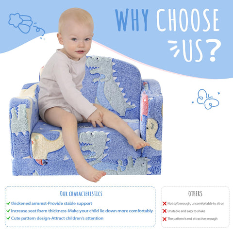 aodisman thick comfy toddler chair soft plush fabric feels skin-friendly and inviting
