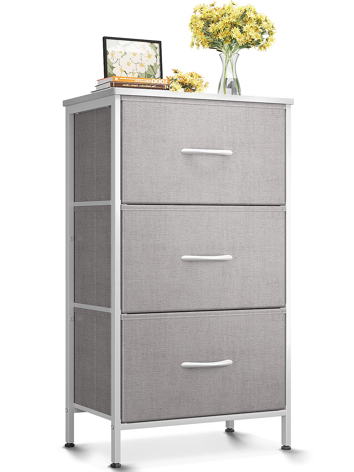 AODK dresser bedroom nightstand compact design fits small spaces and organizes essentials.