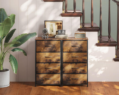 AODK dresser in a bedroom setup coordinating with decor and storage needs