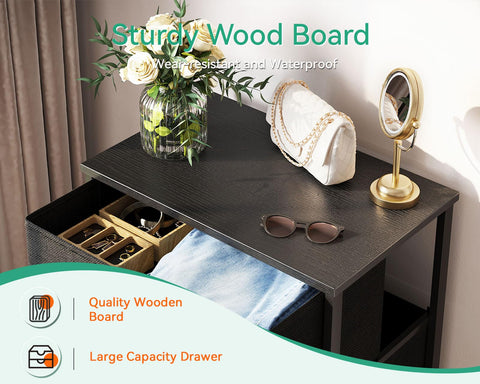 AODK dresser easy assembly with clear instructions and video guides
