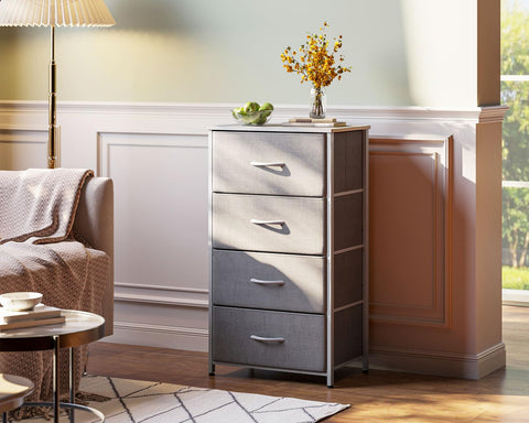 AODK dresser fabric drawers close-up ideal for organizing small items.