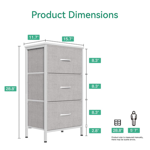 AODK dresser metal frame anti tipping enhances stability in busy spaces.