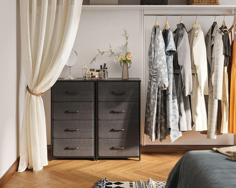 AODK dresser small footprint fits compact bedrooms and apartments.
