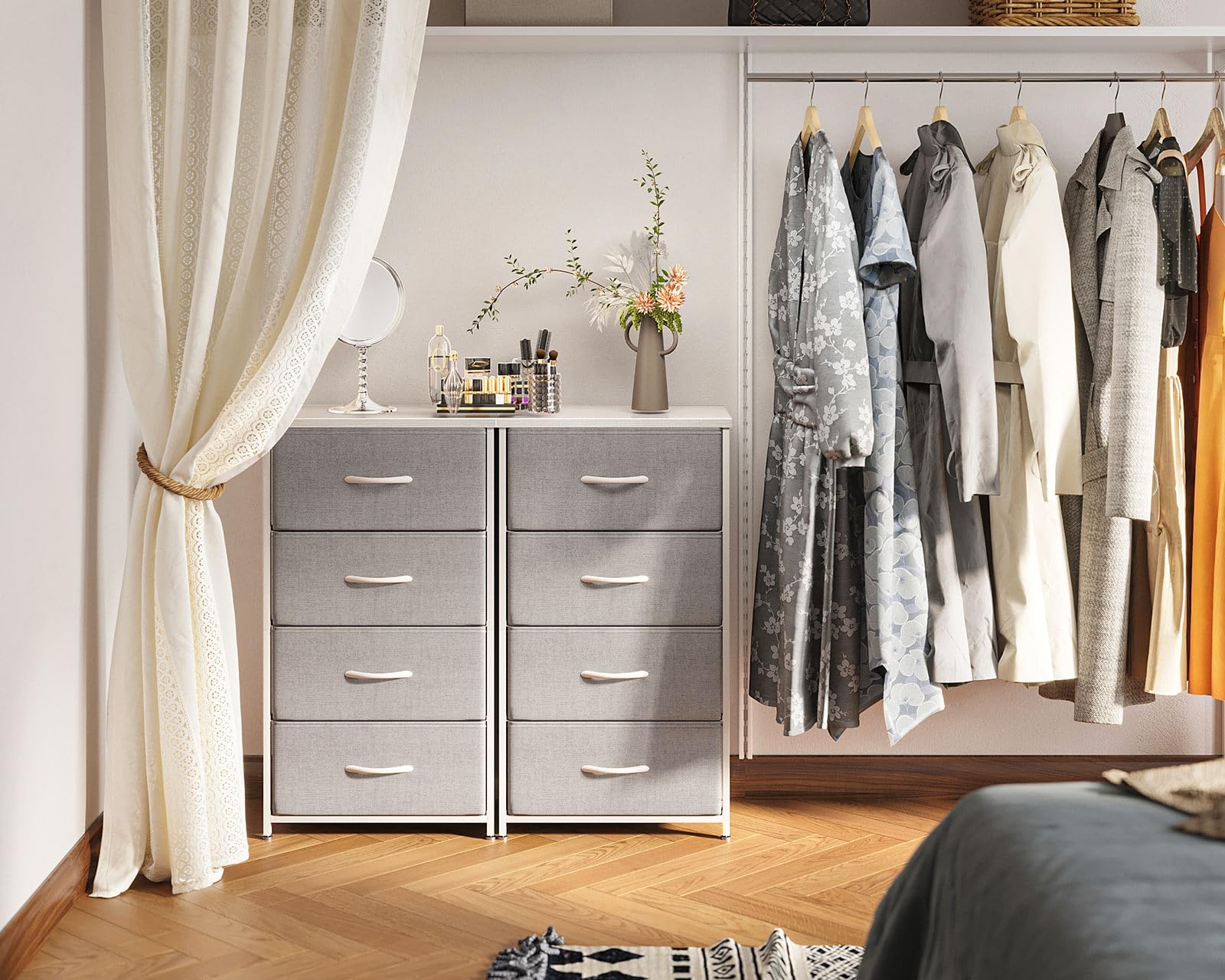 AODK dresser small-space friendly unit blending with decor.