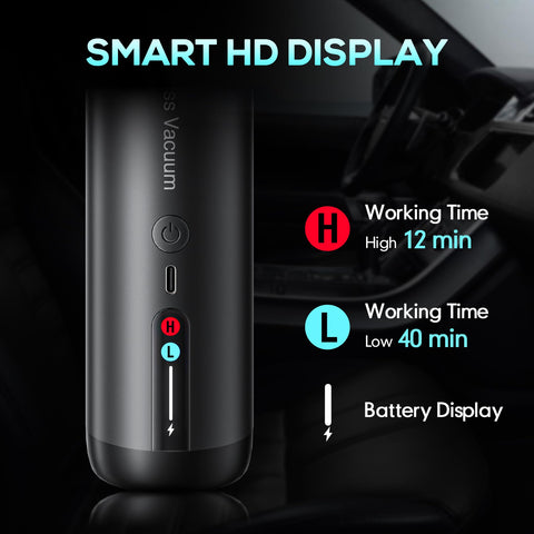 AOHPEGN handheld vacuum with multi-nozzle attachments for versatility.
