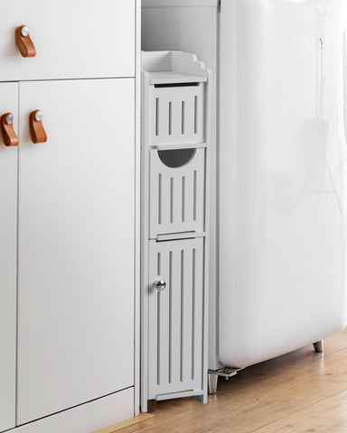 AOJEZOR space-saving design helps declutter small rooms beyond the bathroom.