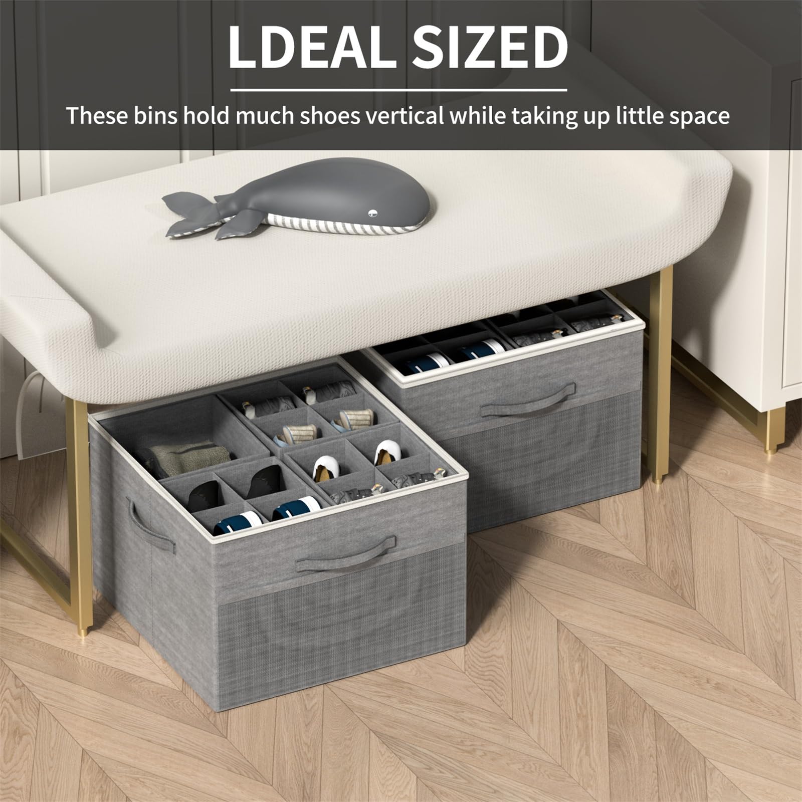 Aokeyee organizer features PP-board durability and sturdy fabric.