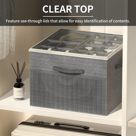Aokeyee box with clear cover keeps shoes visible and dust-free.