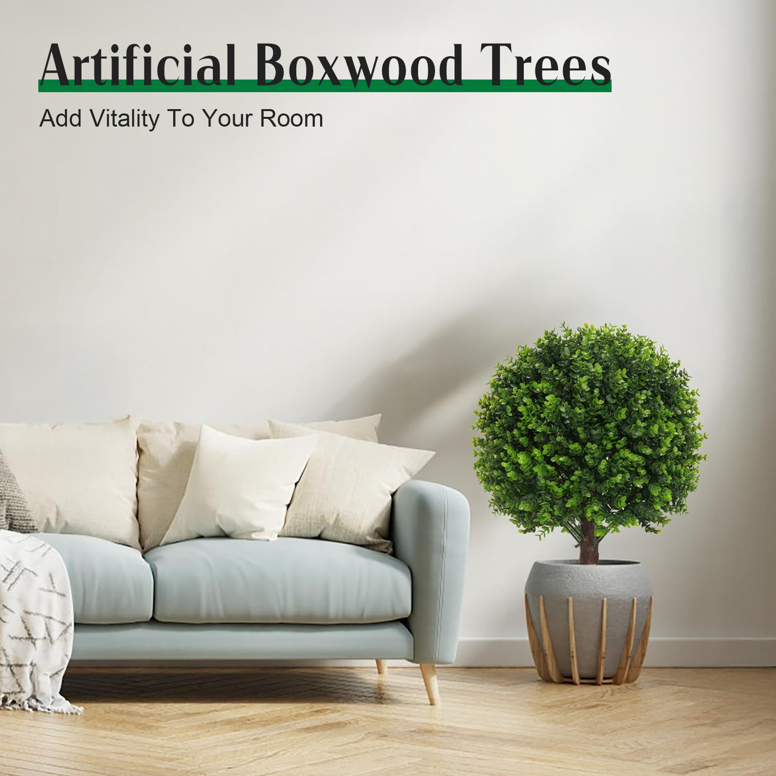 AOKIIE topiary with simple installation and included ground spike