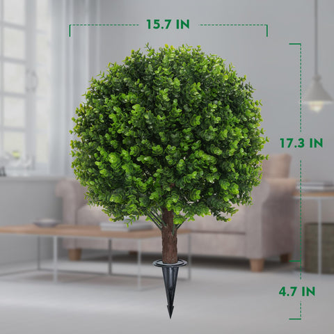 AOKIIE boxwood topiary requires little maintenance and no watering