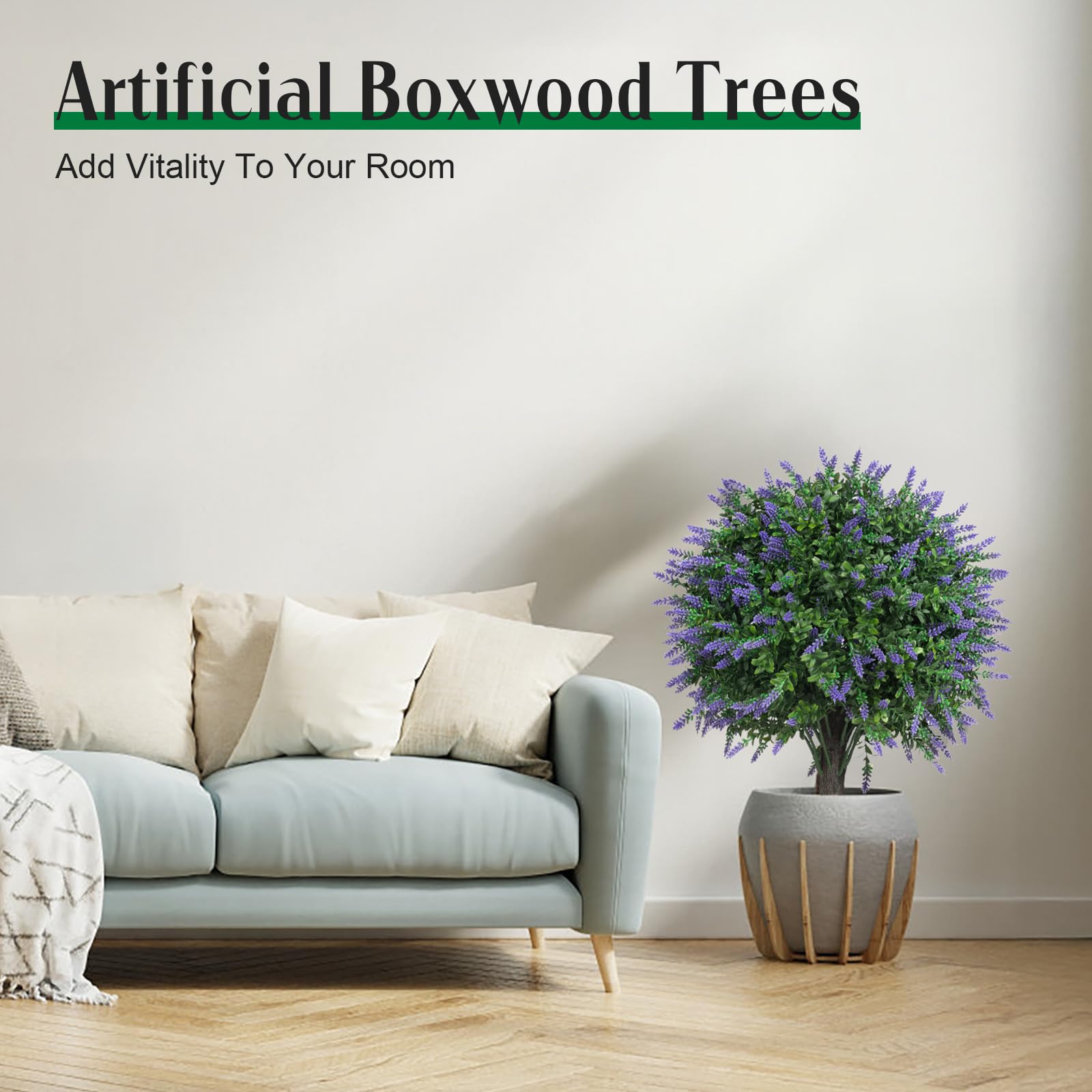 AOKIIE dense foliage and color variation for natural-looking decor.