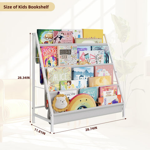Aokitsink 4-tier bookshelf makes a thoughtful children’s gift option