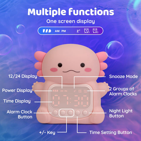 Aokpsrt Axolotl silicone material ensures safe, durable construction.