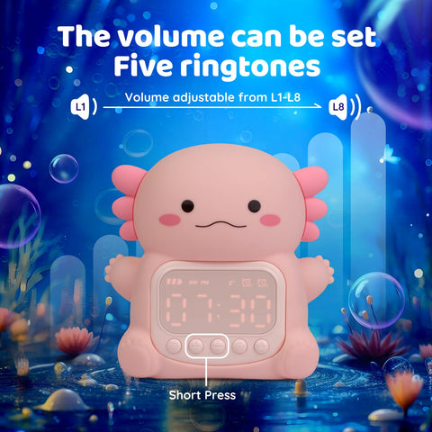 Aokpsrt Axolotl USB recharge for easy travel charging.
