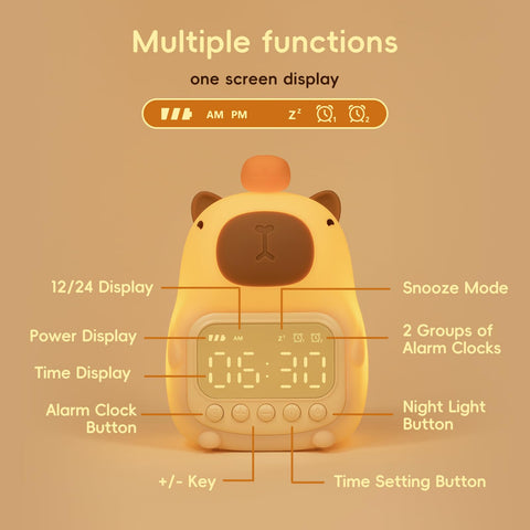 Aokpsrt Capybara auto-off timer saves energy