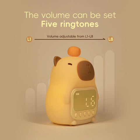 Aokpsrt Capybara soft silicone body feels kid-friendly