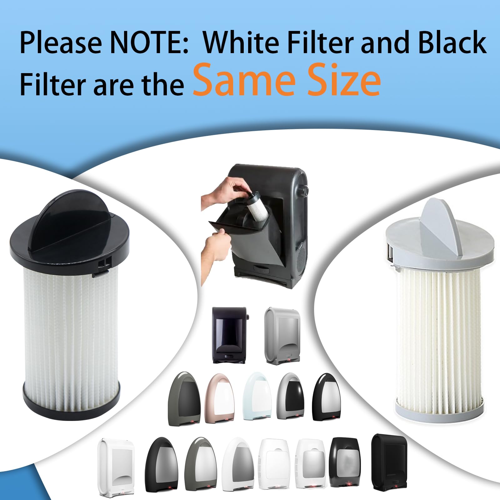 Aolleteau HEPA pre motor filter Eye-Vac Pet traps pet dander for cleaner rooms