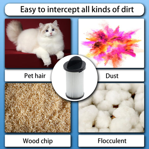 Aolleteau HEPA pre motor filter Eye-Vac Plus supports durable vacuum performance