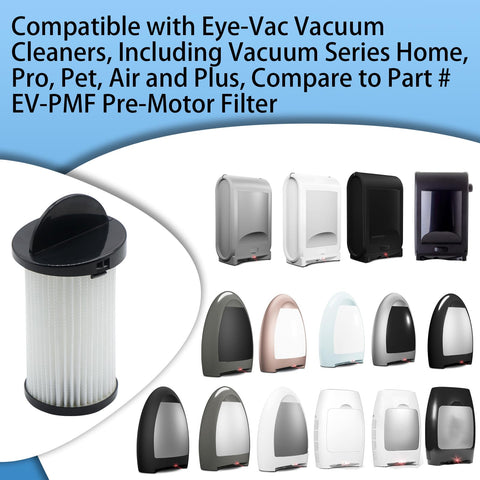 Aolleteau HEPA pre motor filter Eye-Vac Pro boosts suction efficiency and maintenance